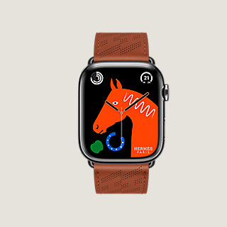 Series 8 ケース スペースブラック & Apple Watch Hermès シンプル